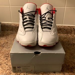 Jordan retro 13 size 10.5 white/red